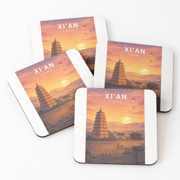 Item preview, Xi'an Giant Wild Goose Pagoda and Terracotta Army Shaanxi China designed and sold by Places On Earth.