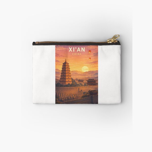 Item preview, Xi'an Giant Wild Goose Pagoda and Terracotta Army Shaanxi China designed and sold by Places On Earth.