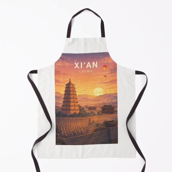 Item preview, Xi'an Giant Wild Goose Pagoda and Terracotta Army Shaanxi China designed and sold by Places On Earth.