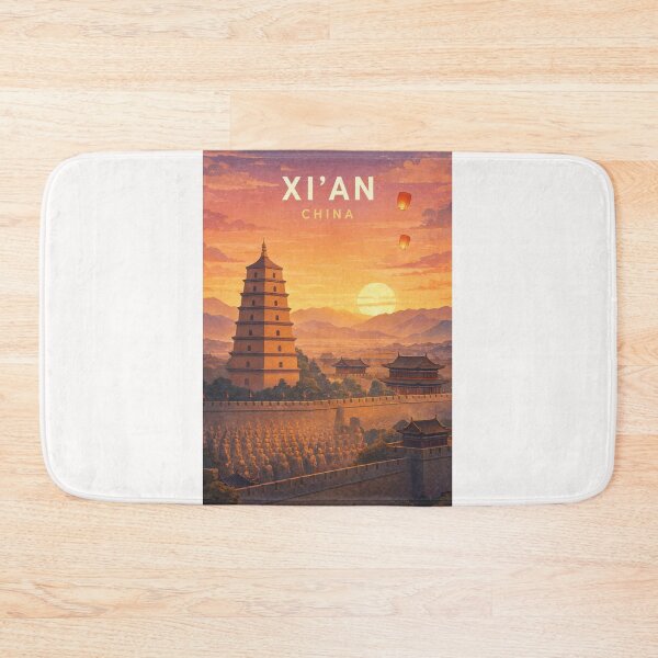 Item preview, Xi'an Giant Wild Goose Pagoda and Terracotta Army Shaanxi China designed and sold by Places On Earth.