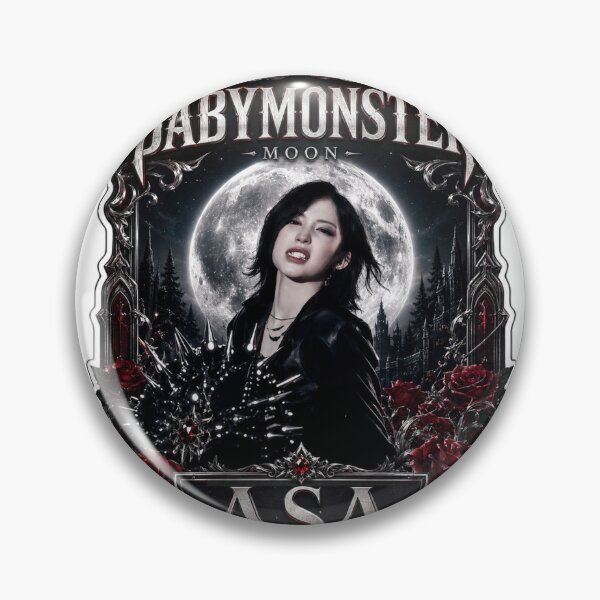 Item preview, BABYMONSTER Asa Choom Vampire Moon Aesthetic Design designed and sold by Valereekmerch.