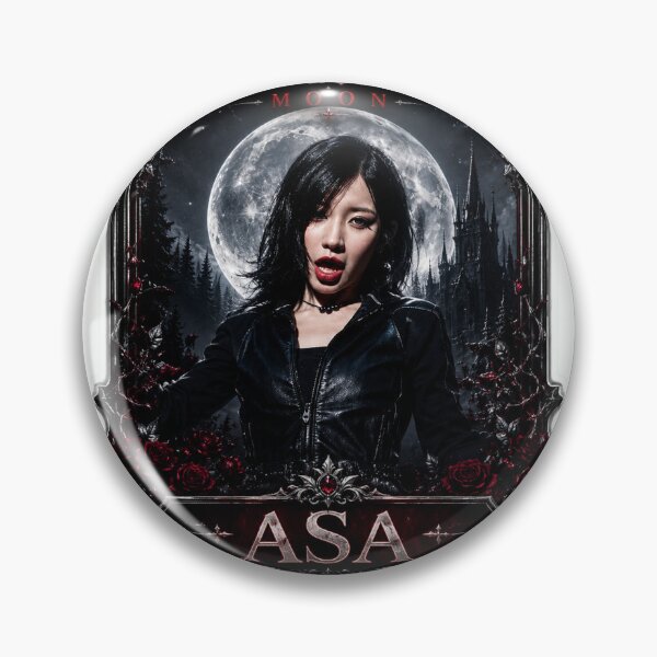Item preview, Vibrant Asa BABYMONSTER Cyber Vampire Moon Fanmade Merch designed and sold by Valereekmerch.