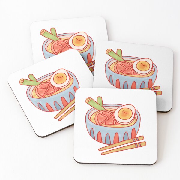 Item preview, Ramen Bowl Cute Kawaii Japanese Noodle Food Art designed and sold by krowsunna.