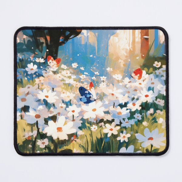 Item preview, Butterflies Dancing in a Daisy Meadow designed and sold by Dusk Atelier.