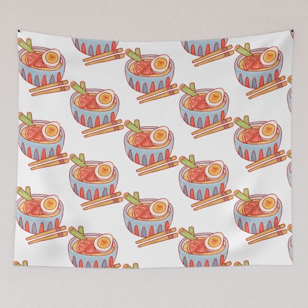 Item preview, Ramen Bowl Cute Kawaii Japanese Noodle Food Art designed and sold by krowsunna.