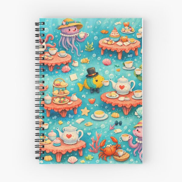 Item preview, Underwater Tea Party Pattern designed and sold by Shadowframe Studios.