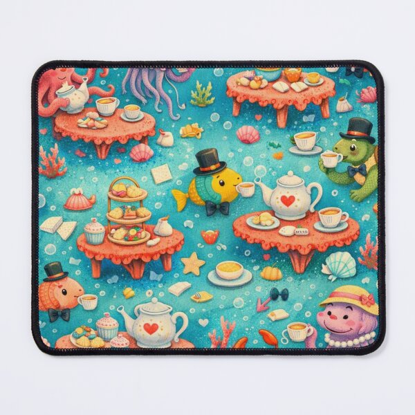 Item preview, Underwater Tea Party Pattern designed and sold by Shadowframe Studios.