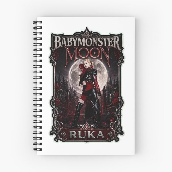 Item preview, BABYMONSTER Ruka Vampire Moon Gothic Hip Hop Artwork designed and sold by Valereekmerch.