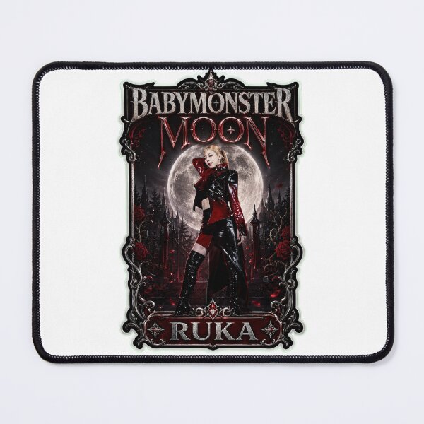 Item preview, BABYMONSTER Ruka Vampire Moon Gothic Hip Hop Artwork designed and sold by Valereekmerch.