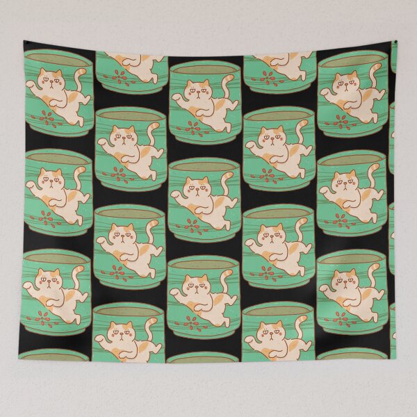 Item preview, Matcha Cat Cute Kawaii Green Tea Beverage Graphic designed and sold by krowsunna.