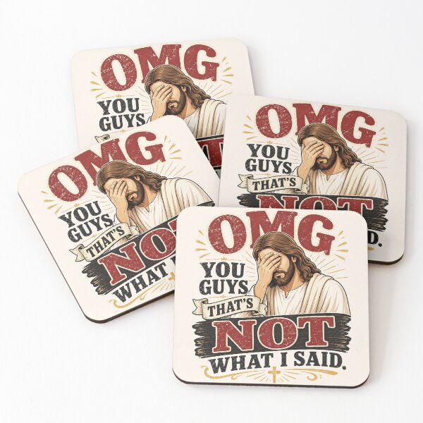 Item preview, Funny Jesus Facepalm - OMG You Guys That's Not What I Said designed and sold by legendaryskins.