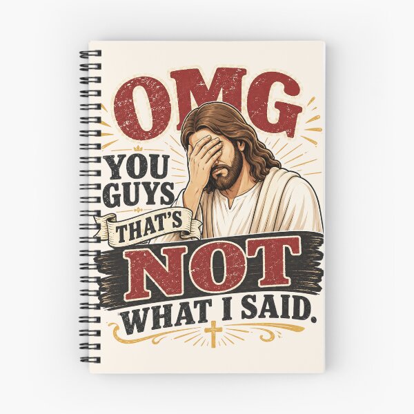 Item preview, Funny Jesus Facepalm - OMG You Guys That's Not What I Said designed and sold by legendaryskins.