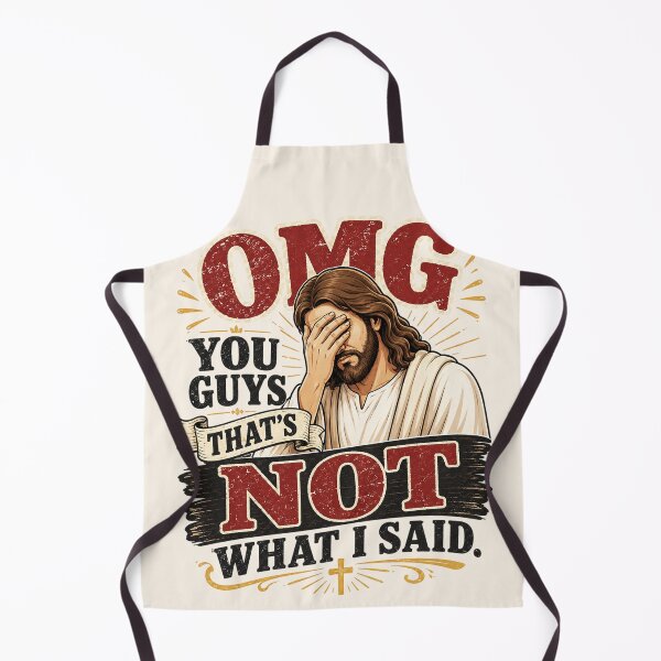 Item preview, Funny Jesus Facepalm - OMG You Guys That's Not What I Said designed and sold by legendaryskins.