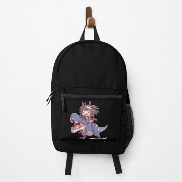 Item preview, Kitasan Black Uma Musume Surprised Chibi Dinosaur Ride designed and sold by Dashsopaner.