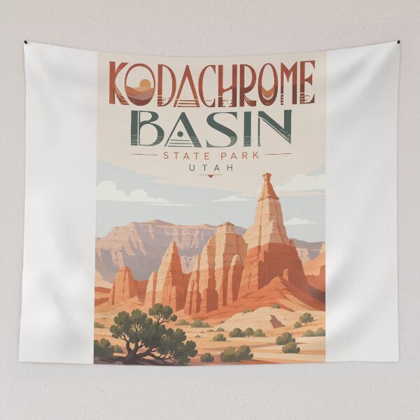 Item preview, Kodachrome Basin State Park Red Rock Formations in Southern Utah designed and sold by Places On Earth.
