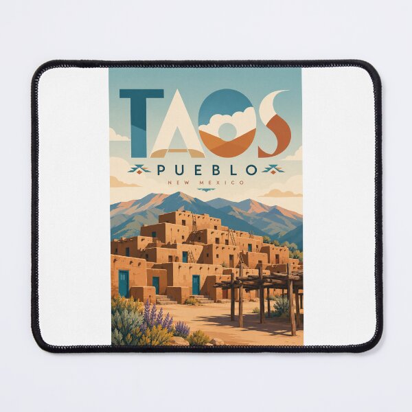 Item preview, Taos Pueblo Historic Adobe Village beneath the Sangre de Cristo Mountains, New Mexico designed and sold by Places On Earth.
