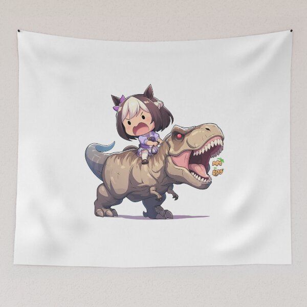 Item preview, Special Week Uma Musume Chibi Dinosaur Adventure designed and sold by Dashsopaner.