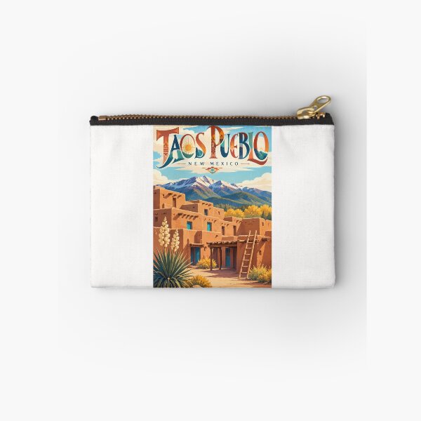 Item preview, Taos Pueblo Ancient Multistory Adobe Settlement in the Sangre de Cristo Mountains, New Mexico designed and sold by Places On Earth.