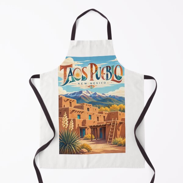 Item preview, Taos Pueblo Ancient Multistory Adobe Settlement in the Sangre de Cristo Mountains, New Mexico designed and sold by Places On Earth.