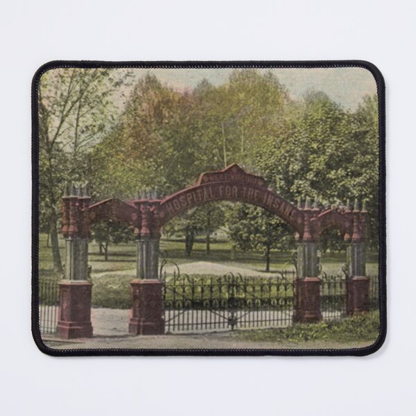 Item preview, Trans-Allegheny Lunatic Asylum (Weston, West Virginia) Vintage Postcard – Entrance designed and sold by GhostlyWorld.
