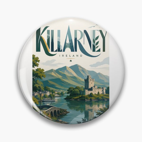 Item preview, Killarney National Park and Ross Castle beside Lough Leane, County Kerry Ireland designed and sold by Places On Earth.