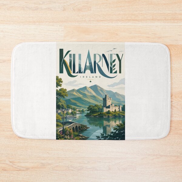 Item preview, Killarney National Park and Ross Castle beside Lough Leane, County Kerry Ireland designed and sold by Places On Earth.