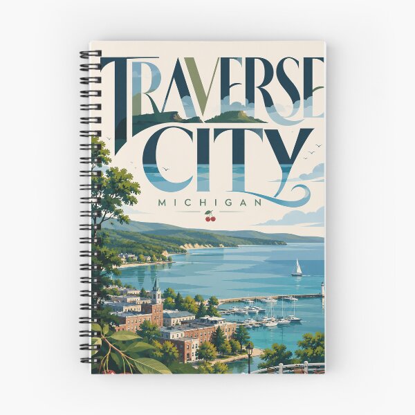 Item preview, Traverse City Michigan Waterfront on Grand Traverse Bay designed and sold by Places On Earth.