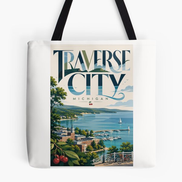 Item preview, Traverse City Michigan Waterfront on Grand Traverse Bay designed and sold by Places On Earth.