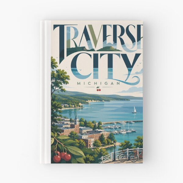 Item preview, Traverse City Michigan Waterfront on Grand Traverse Bay designed and sold by Places On Earth.