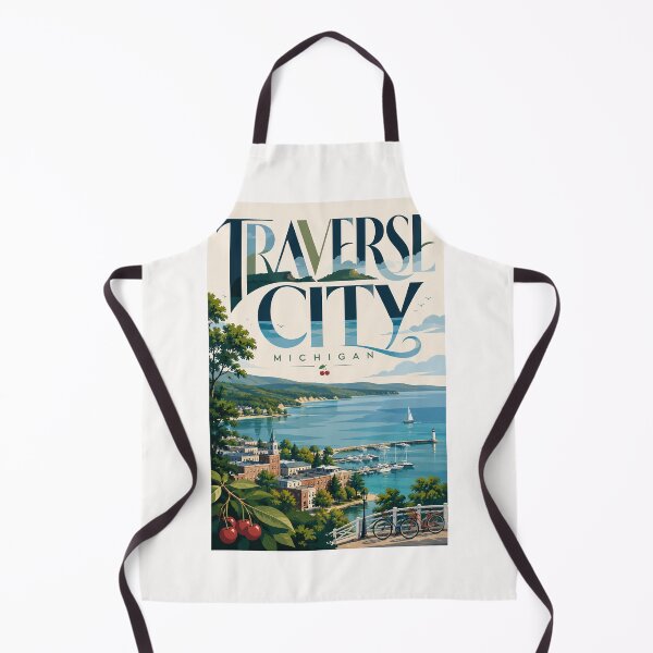 Item preview, Traverse City Michigan Waterfront on Grand Traverse Bay designed and sold by Places On Earth.