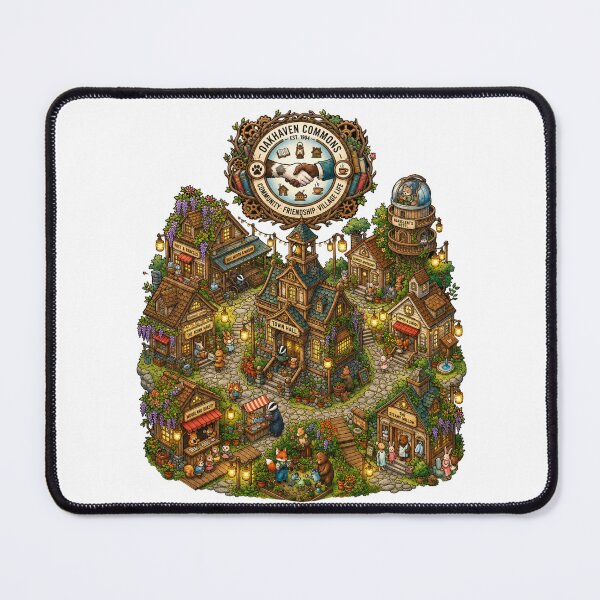 Item preview, Oakhaven Commons | Whimsical Woodland Village | Fantasy Animal Town | Cozy Cottagecore Community | Storybook Fantasy | Enchanted Village designed and sold by MrDev.