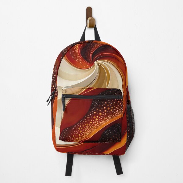 Item preview, Swirling Textures in Copper and White designed and sold by Vicky Brago-Mitchell®.