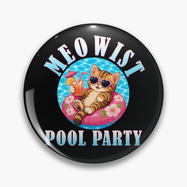 Item preview, Meowist Pool Party - Hasan Piker and Abdul El-Sayed designed and sold by mamahellfire31.