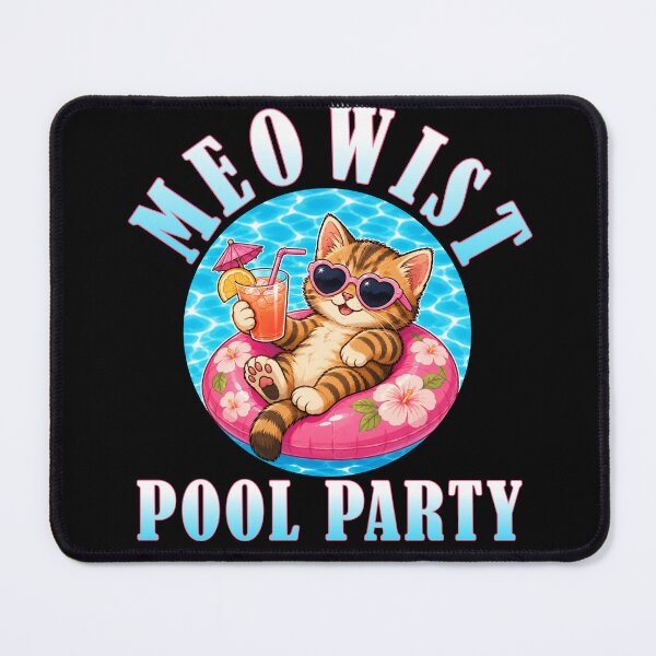 Item preview, Meowist Pool Party - Hasan Piker and Abdul El-Sayed designed and sold by mamahellfire31.