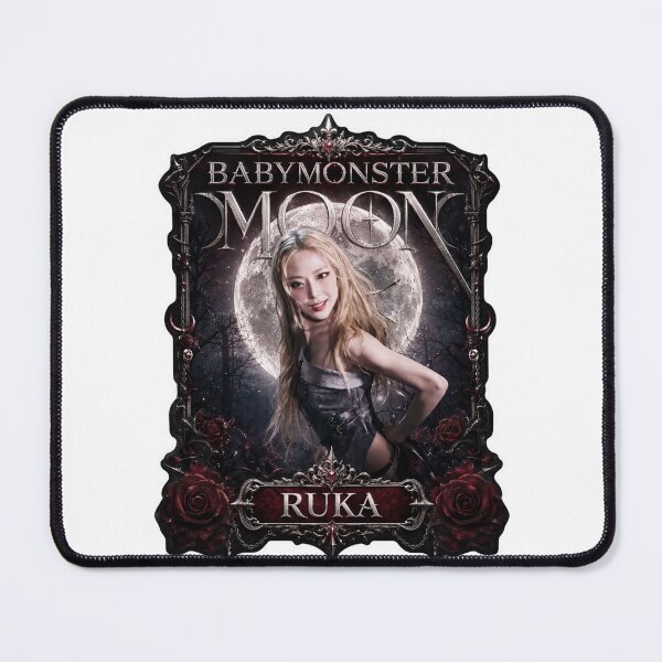 Item preview, Choom Ruka BABYMONSTER Gothic Red Moon Graphic Artwork designed and sold by Valereekmerch.