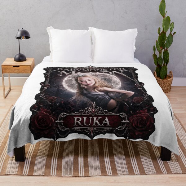 Item preview, Choom Ruka BABYMONSTER Gothic Red Moon Graphic Artwork designed and sold by Valereekmerch.
