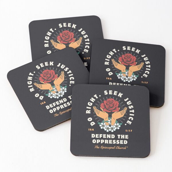 Item preview, Do Right. Seek Justice.  Defend the Oppressed.  - The Episcopal Church™ designed and sold by Canterbury Episcopal Campus Ministry at Texas Tech University .