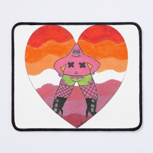 Item preview, Pride Patrick- Lesbian Flag designed and sold by Redd Creations Market.