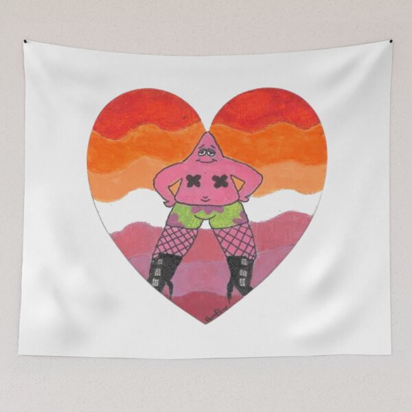 Item preview, Pride Patrick- Lesbian Flag designed and sold by Redd Creations Market.