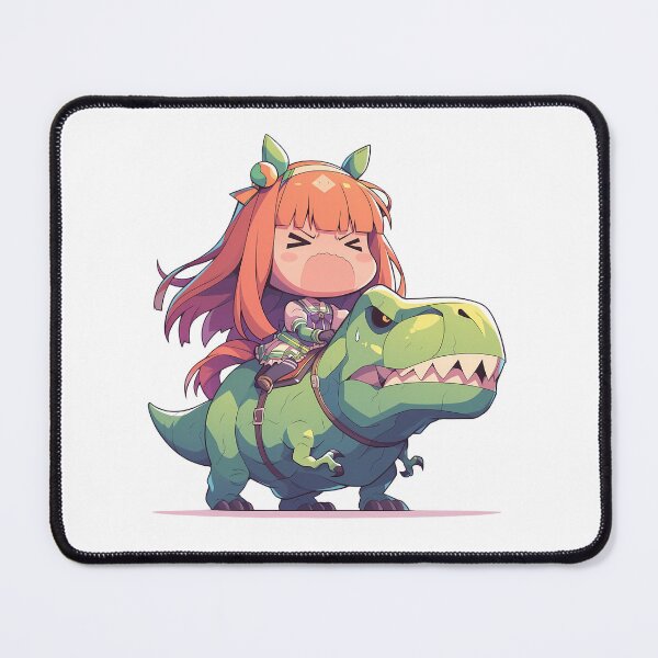 Item preview, Silence Suzuka Uma Musume Green Dinosaur Mood designed and sold by Dashsopaner.