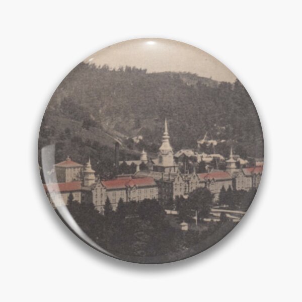 Item preview, Trans-Allegheny Lunatic Asylum (Weston, West Virginia) Vintage Postcard – Sepia Aerial View designed and sold by GhostlyWorld.