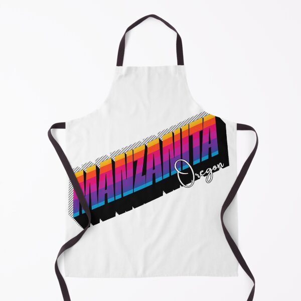 Item preview, Manzanita Oregon Retro Rainbow 3D Block Letter Design designed and sold by DonnaRaine.