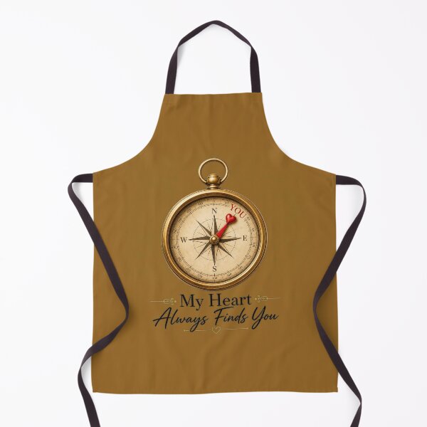 Item preview, My Heart Always Finds You Vintage Gold Compass designed and sold by Aliplus+.
