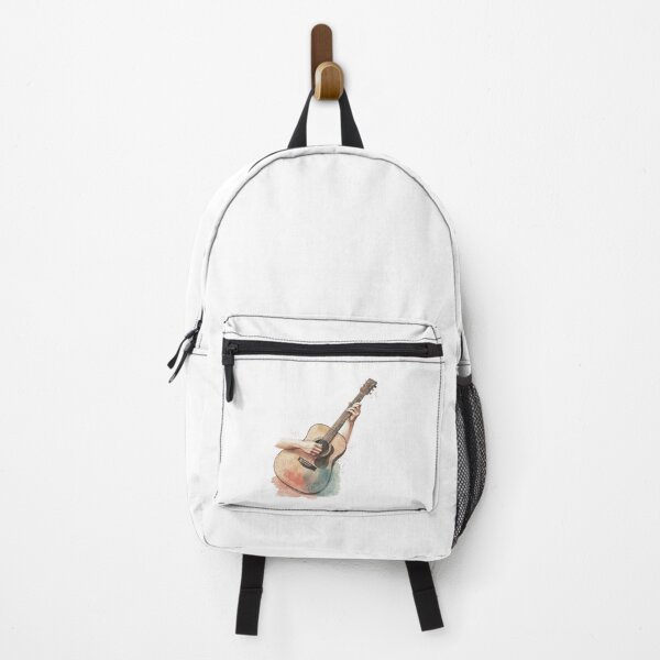 Item preview, Watercolor Acoustic Guitar Hands Playing Artistic Music Illustration designed and sold by Craft99.