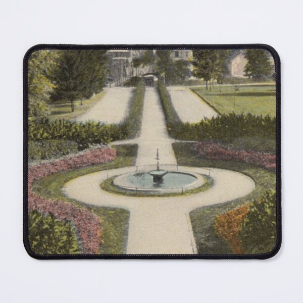Item preview, Trans-Allegheny Lunatic Asylum (Weston, West Virginia) Vintage Postcard – Flower Circle designed and sold by GhostlyWorld.