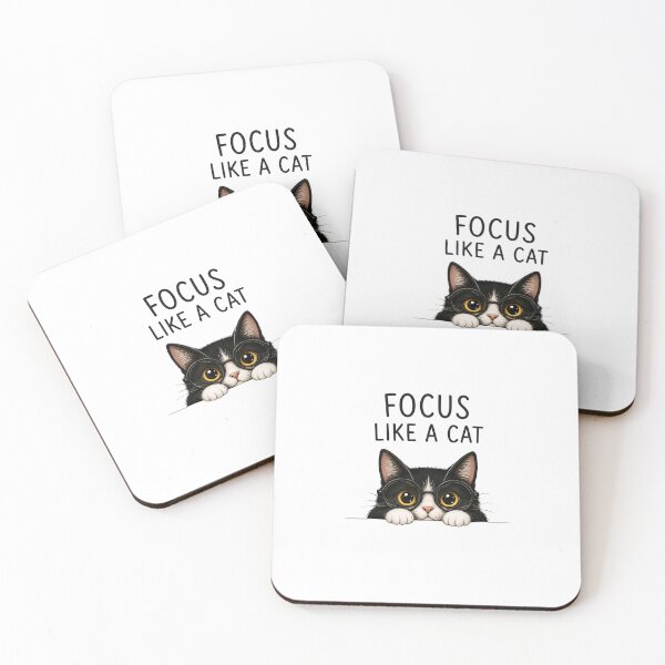 Item preview, Focus Like a Cat designed and sold by KindredPaws.