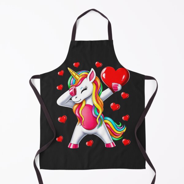 Item preview, Cute Rainbow Dabbing Unicorn and Hearts designed and sold by INKRebelGraphic.