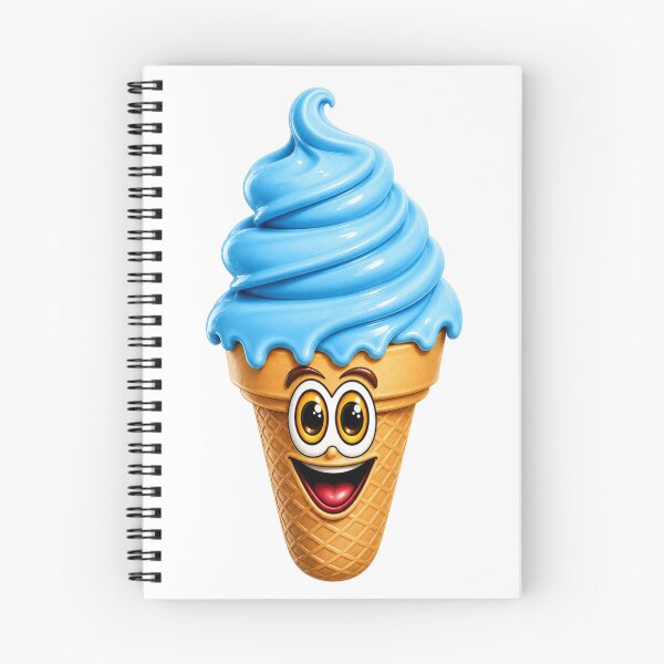Item preview, Blue Raspberry Ice Cream Cone Cartoon designed and sold by Scott Hayes.