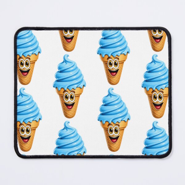 Item preview, Blue Raspberry Ice Cream Cone Cartoon designed and sold by Scott Hayes.