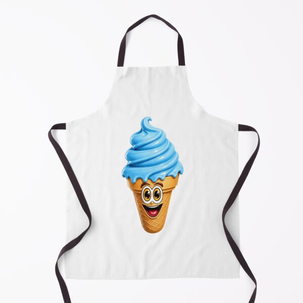Item preview, Blue Raspberry Ice Cream Cone Cartoon designed and sold by Scott Hayes.